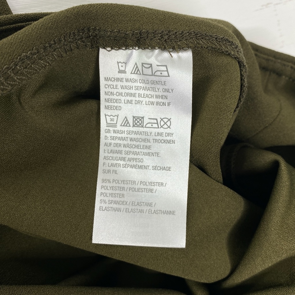 Linea by Louis Dell'Olio Pull On Knit Pants Green 3X - Picture 9 of 9